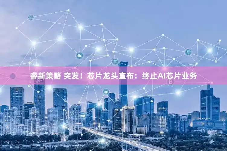 睿新策略 突发！芯片龙头宣布：终止AI芯片业务