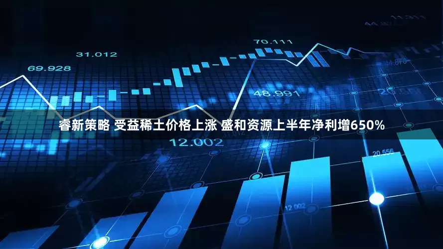 睿新策略 受益稀土价格上涨 盛和资源上半年净利增650%